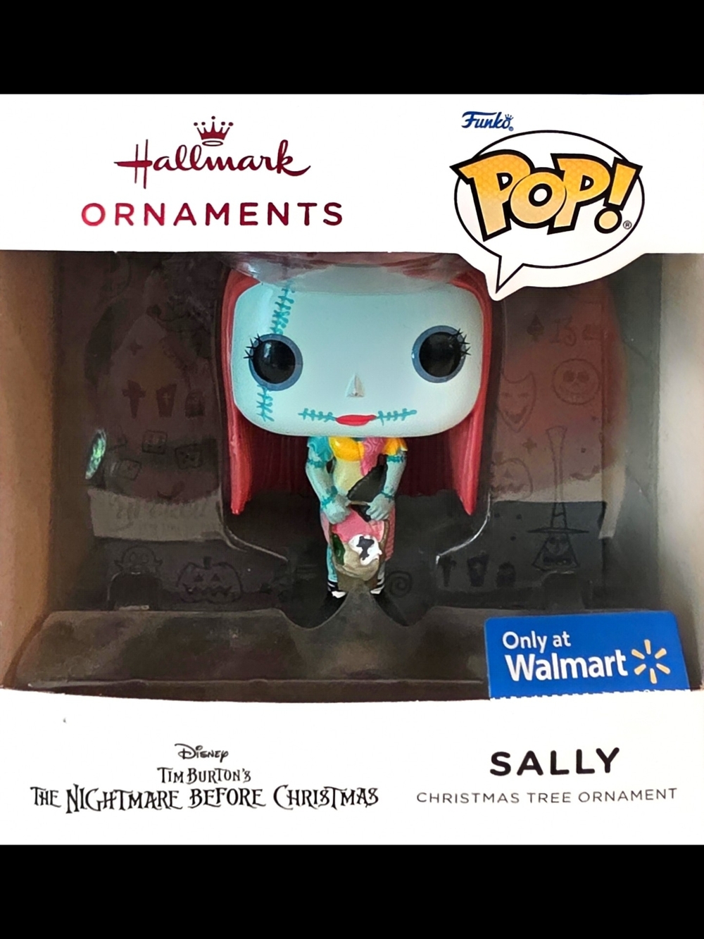 Hallmark Sally Ornament in Blue, Red, Black